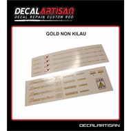 REPLIKA Water slide decal replica scorpion sample