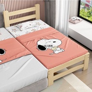 Bedside Flat Bedside Adult Boys Solid Wood Splicing Factory Bed Splicing Bed Baby Extension with Gua