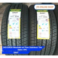 245/35R20 Westlake SA07 w/ Free Stainless Tire Valve 1PC