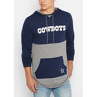 Dallas Cowboys Color Block Long Length Hoodie