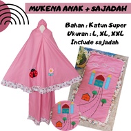 KATUN MAYLAFAISHA - Super Cotton Children's Prayer Rug + Prayer Rug with Beetle Flower Embroidery