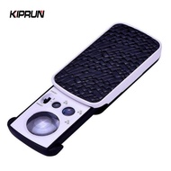 KIPRUN Magnifying Glass, 30X 60X 90X Magnifier,  High Magnification Optical Lens With LED UV Light