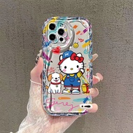 Painted Hello Kitty For iphone 16 Pro Max iphone 16 iphone 16 Plus iphone 16 Pro iphone 11 iphone 7 