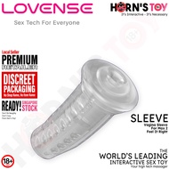 Lovense - Max 2 Vagina Shaped Clear Sleeve For Max 2 Extremely Realistic Textured Sex Horns Toys