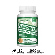 Fenugreek Capsules | 120 Capsules | Non-GMO Gluten-Free Extract | Fenugreek Seed
