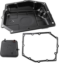 AUTOKAY Transmission Oil Pan and Oil Filter with Gasket for Automatic Transmission 42RLE for Chrysle