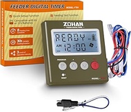 ZOHAN Feeder Digital Timer -FT01-Quick Edit Function- Up to 8 Feeding Times Daily, Adjustable Durati
