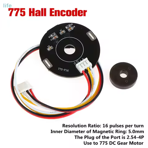 775-P16 Double Hall Magnet Encoder Code Plate Magnetic Induction Rotation Speed Direction Sensor Use