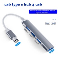 Type C USB 3.0 4 Port High Speed Hub Extension Splitter 4 In 1USB3.0 2.0 Notebook Docking Station Usb Hub Usb Type C Hub 4 Usb