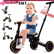 Uonibaby 5in1 Kids Trike and Bike, Tricycle with Adult Control(Direction) Rod