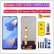 LCD For Realme C25 / Realme C25S /OPPO A16 /A16S Original Digital Touch Screen Display /For Realme C
