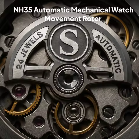 Automatic Mechanical Watch Movement Rotor Replacement for NH34 NH35 NH36 7S26 7S36 Compatible Rotor 