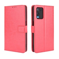 For OPPO A54 Case Flip Wallet PU Leather Back Cover OPPO A54 OPPOA54 Phone Casing