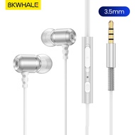 BKWHALE TP20 C Elbow Gaming Tai nghe cho điện thoại di động 35 mm có dây trong tai Bass Tai nghe chơ
