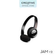 Sound Blaster JAM V2 On-Ear Lightweight Bluetooth 5.0 Wireless Headphones with USB-C, aptX Low Laten