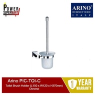 Arino PIC-TOI-C | Toilet Brush Holder (L150 x W120 x H370mm) | Chrome | 1 Year Warranty