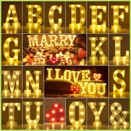 ↧ ◅ ٭ 3D Led Letter Light Name Letter Standee Lettering Name for Backdrop Birthday Decoration Party