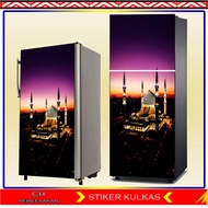 1-DOOR FRIDGE STICKERS, 2-DOOR FRIDGE STICKERS, FRIDGE WALLPAPER