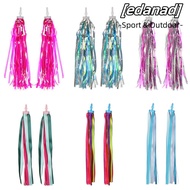 EDANAD 2pcs Streamers Tassel Gift  Colorful Bike Bicycle Decoration