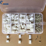 Comforhome 250 ชิ้น/เซ็ต 2.54 มม. XH2.54 2PIN 3pin 4Pin CONNECTOR ปลั๊ก + ตรงขั้วต่อชุด