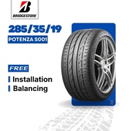[Free Installation] 285/35/19 Bridgestone Potenza S001 (Year 2016) New Tyre Tire Tayar