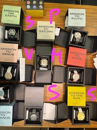 全新有保養卡- 內容有價。（全球swatch 保養2 年）swatch x  omega x swatch /Mission to Venus(金星） /Uranus（天皇星）/Mars（火星）/Pl