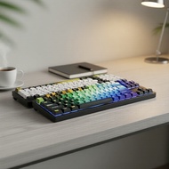 Thai Layout AULA F99Pro Wireless Mechanical - Gasket Keyboard, 8000mAh Battery