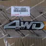 4Wd Vx80 Land Cruiser Emblem OriginalORISINIL 75431-60050