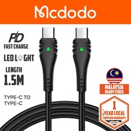 Mcdodo Manta Series 3A PD Type-C to Type-C Data Cable 1.5M CA666