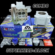 COMBO NLK LEO LC135 Y15 SUPERHEAD CERAMIC BLOCK 1SET 62MM 20/23 63MM 65MM 22/25 60MM 19/22 135LC Y15