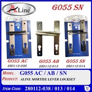 G055 ALINE MORTISE LEVER LOCKSET 280112-038 (G055 AC) / 280112-013 (G055 AB) / 280112-014 (G055 SN)