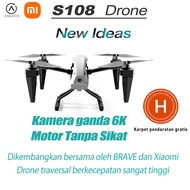 UAV S108- drone-6K Quadcopter-6K Transmisi Real-Time-Remote Control Mesin Penyeberangan Kamera Udara