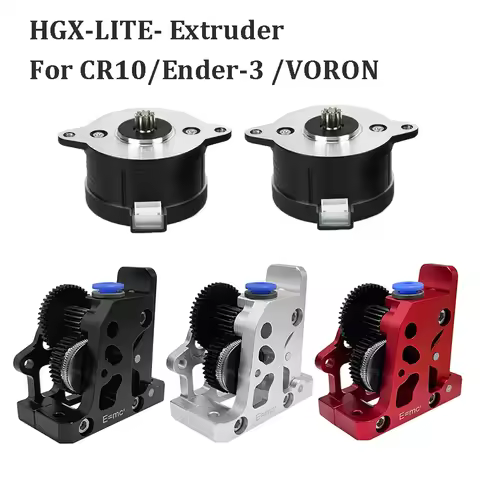 Dual Gear Extruder HGX-LITE-Extruder Hardened Steel Reduction Gear High Speed Motor 3D Printer Parts
