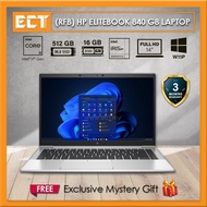 (Refurbished) HP EliteBook 840 G8 Laptop (i5-1145G7 4.4GHZ,16GB RAM,512GB SSD,14" FHD,W11P)