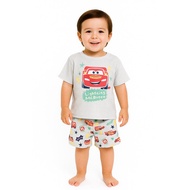 Disney Boys Set with Cars Lighting McQueen Gray Motif