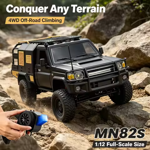 New MN82S MN82 RC Crawler 1/12 RC Car 4WD Full Scale 2.4G Remote Control Car Off-road Climbing RC Tr