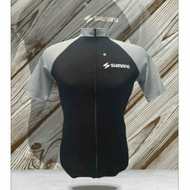 Jersy ROADBIKE BLACKGREY SHIMANO &amp; CASTELLi