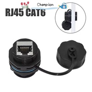 CHAMPIONO Cat6A RJ45  Connector, IP68 Waterproof Shielded RJ45  Connector, Ethernet Bridge Joint Cir