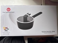 CARL SCHMIDT SOHN 德國卡爾牌 18CM 單柄煲煲+玻璃蓋 18CM Saucepan