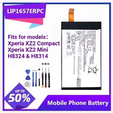 1PCS LIP1657ERPC High Quality Battery for Sony Xperia XZ2 Compact XZ2 Mini H8324 H8314 SO-05K 2870mA