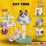 Cadoopet Cat Tree Pokok Kucing Mainan Pet Toy For Rumah Kucing Kotak Playground Scratcher Board Cat House Post Stand