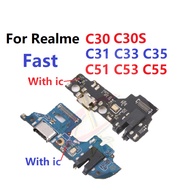 Charging board port for Realme C30 C30S C33 C35 C55 C31 C51 C53 Fast charger