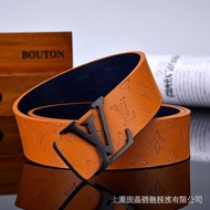 ztjI Original classic LV belt luxury brand men's belt simple casual men's belt business cowhide belt