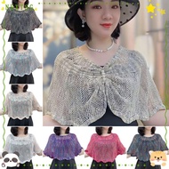 NEXTSG Ice Silk Shawl, Colorful Design Knitted Texture Sun Protection Shawl, Versatile Thin Material