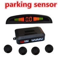【buy 3 free shipping】Car LED Parking Sensor Monitor Auto Reverse Backup Radar Detector System + 4 ra