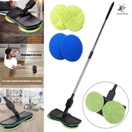 Chargeable Electric Wireless Broom 360 Degree Rotating Mop Spin Spray Foot Switch