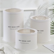 Transparent Round Cake Box Dessert Baking Flower Gift Packaging Box Cake Box6Inch8Inch10Baking Packa
