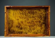 珍藏香樟木茶盤 盤子尺寸:高4cm 長32cm 寬22cm 280-1873