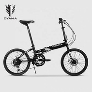 Oyama Folding Bike SKYLINE M500D 20 Inch-/406 Shimano 6×2 12 Speed - Skyline M500D