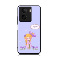 Phone Case hp iQOO Series 13 12 Z9 Z9x Z9s Z8 Z7 Z7s Z7x Z7 TPU Rubber Play Time Purple
